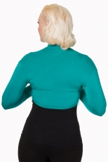 Folded Bolero vihreä, puuvillaa 