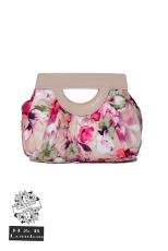 Pink Floral Clutch