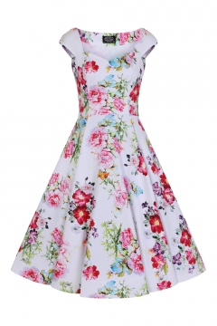 Rose Paradise Swing Dress