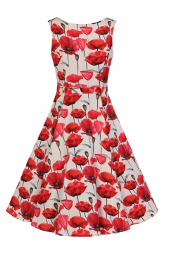 Sweet Poppy Swing Dress