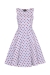 Cindy Polka Dot Swing Dress in White 