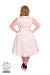 Cindy Polka Dot Swing Dress in White plus size