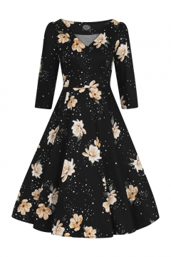 Midnight Stardust Swing Dress Plus Size