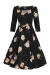 Midnight Stardust Swing Dress Plus Size