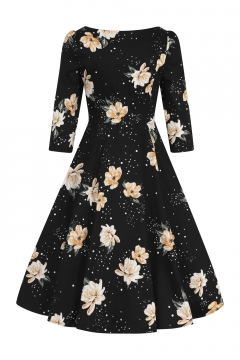 Midnight Stardust Swing Dress Plus Size
