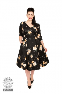 Midnight Stardust Swing Dress Plus Size