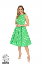 Carly Polka Dot Swing Dress