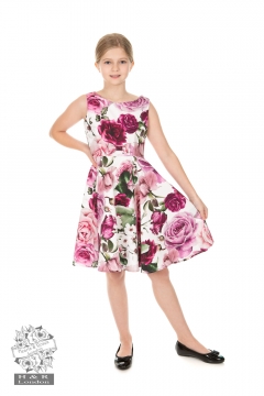 Girls Alice Floral Swing Dress