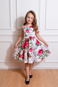 Debbie Floral Swing Dress in Kids