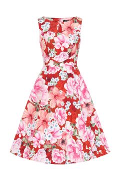 Charlie Floral Swing Dress in Plus Size