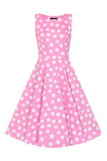 Lyra Polka Dot Swing Dress