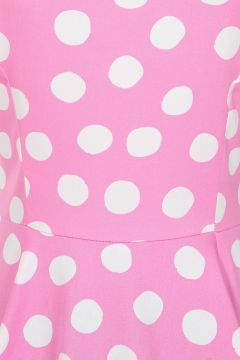 Lyra Polka Dot Swing Dress