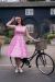 Lyra Polka Dot Swing Dress