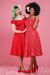 Dolores doll dress red polkadot