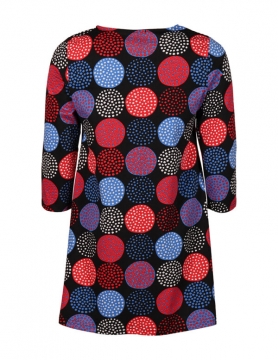 Tunic Pisara, Lumipallo mini, black/blue/red