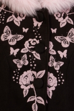 Anderson Coat Black/Pink  Plus koot