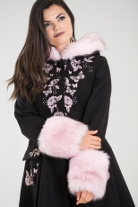 Anderson Coat Black/Pink 