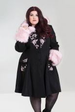 Anderson Coat Black/Pink  Plus koot