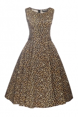 Leopard Hepburn Dress