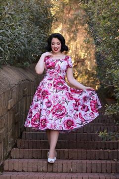 Camille Floral Swing Dress