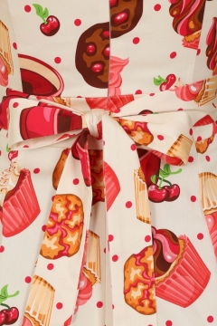 Cream Cupcake Charlotte Dress
