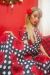 Darlene 50’s Style Swing Dress in Rose Polka Dot