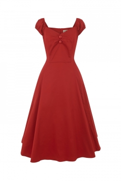 Dolores doll dress red