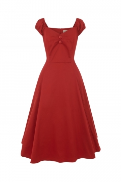 Dolores doll dress red
