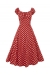 Dolores doll dress red polkadot