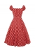 Dolores doll dress red polkadot