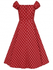 Dolores Holiday Romance Check Doll Dress