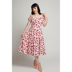 Dolores Strawberry Swing Dress