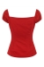 Dolores top red