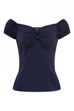 Dolores top navy