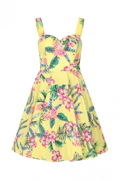 Kalani 50´s dress yellow