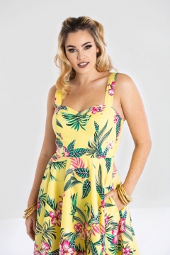 Kalani 50´s dress yellow