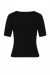 Heart Top Black Plus Size