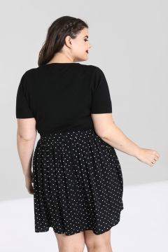 Heart Top Black Plus Size