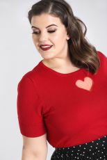 Heart Top red Plus Size 