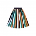 Jasmine Pumpkin Stripe Swing Skirt