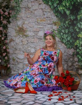Elsa Floral Swing Dress