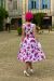 Pink Rosaceae Swing Dress