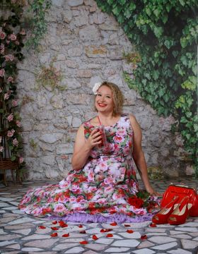 Lola Floral Swing Dress