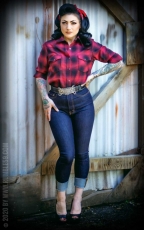 High-waisted Skinny Jeans - Second Skin