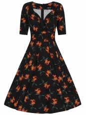 Trixie Midnight Lily Swing Dress