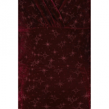 Trixie Velvet Sparkle Pencil Dress